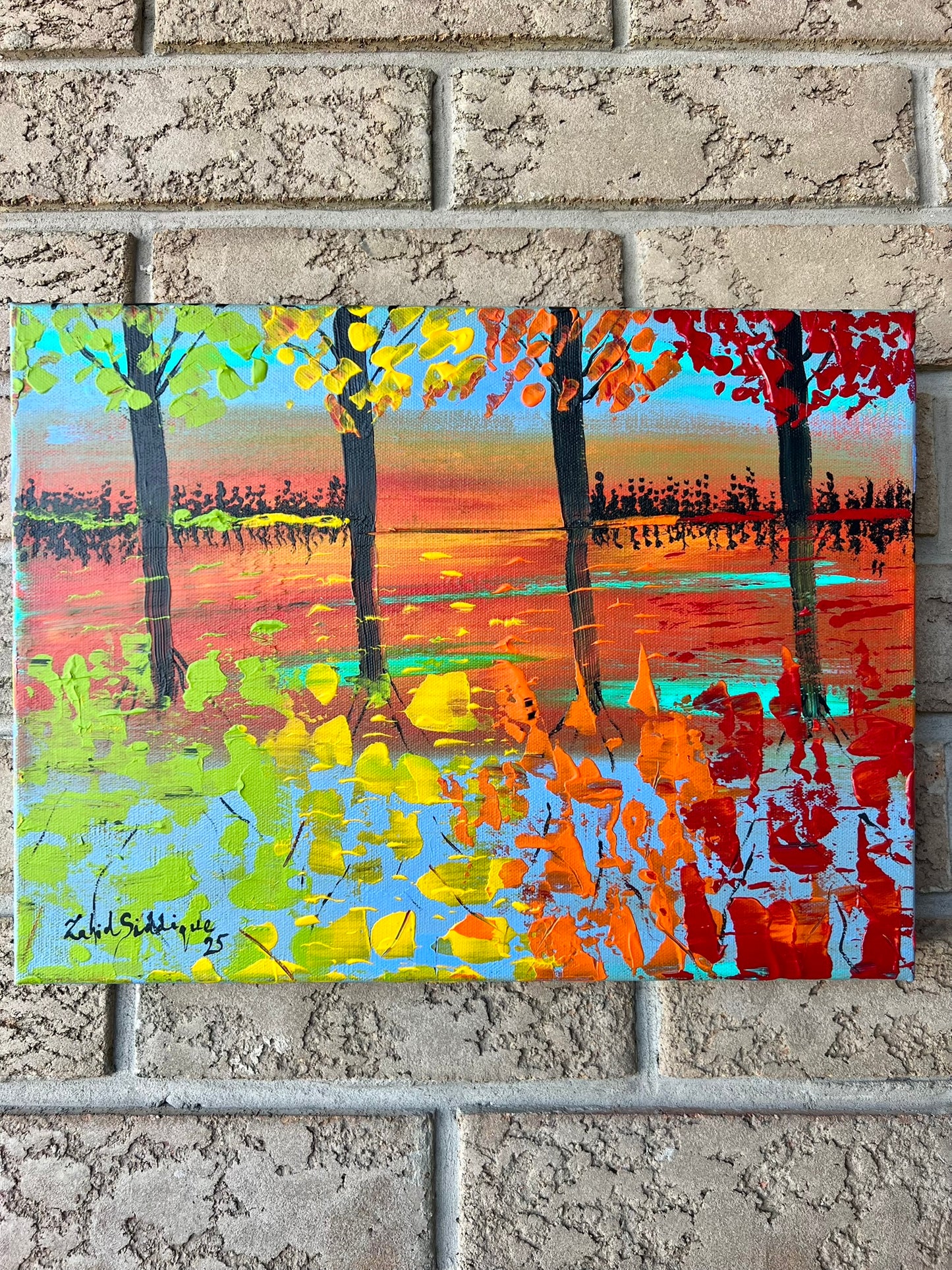 Mirror Yourself –12"x16" Gallery Wrapped Stretched Canvas