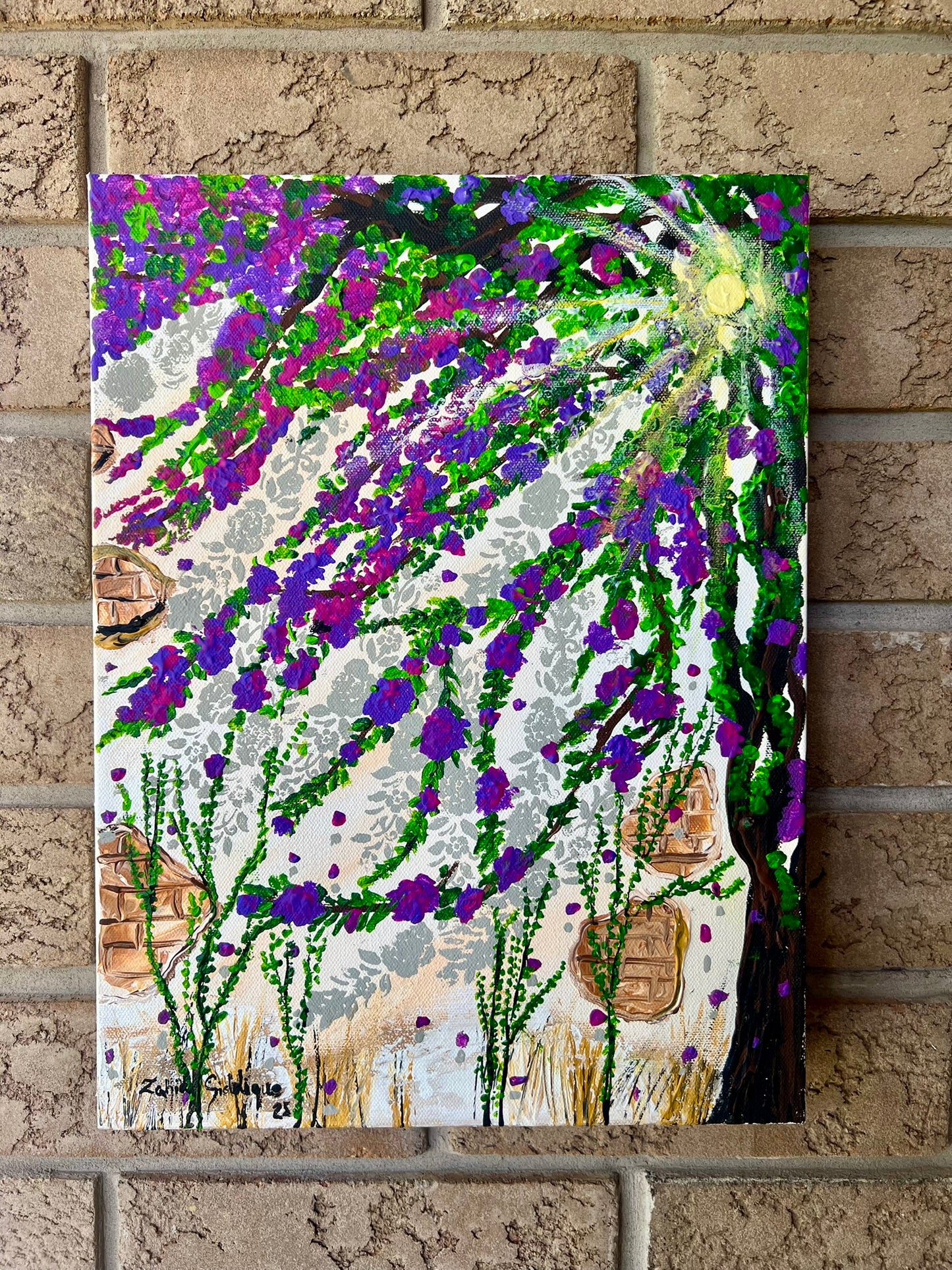 “Fleeting Shadows” –12"x16" Gallery Wrapped Stretched Canvas