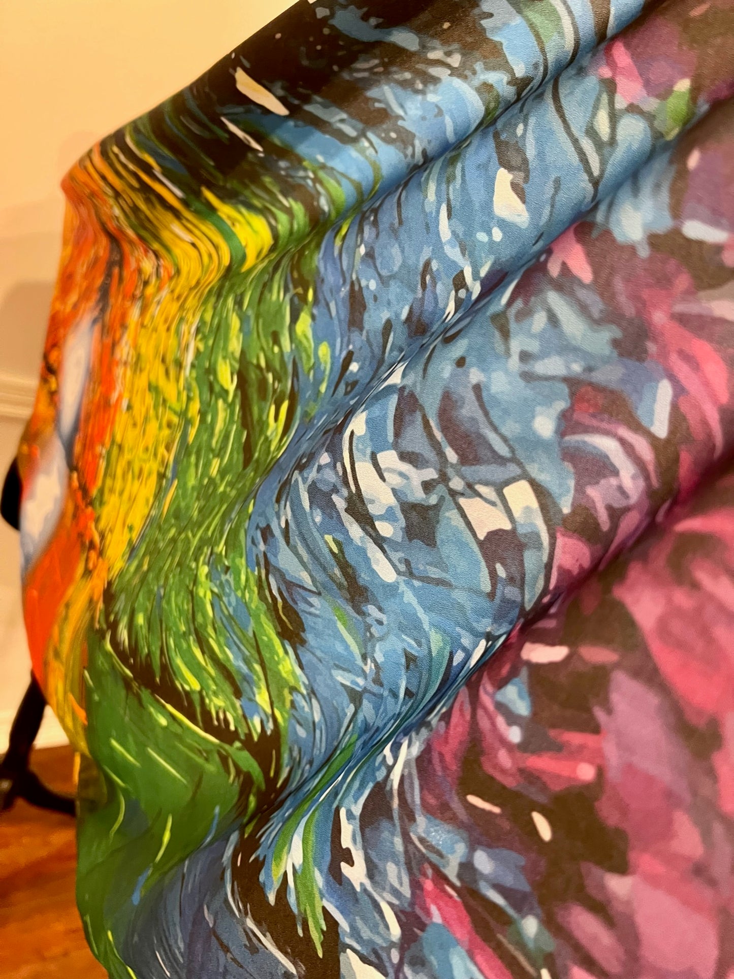 Night Transition - Art Silk Scarf