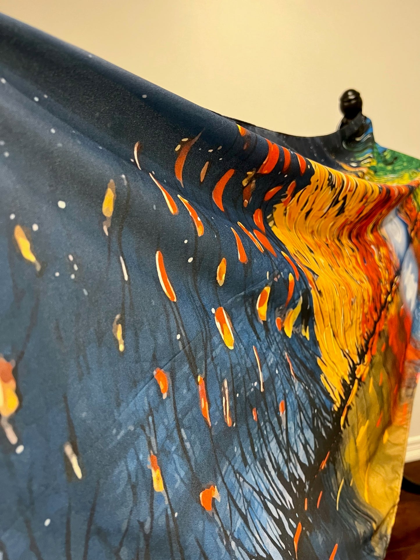 Night Transition - Art Silk Scarf