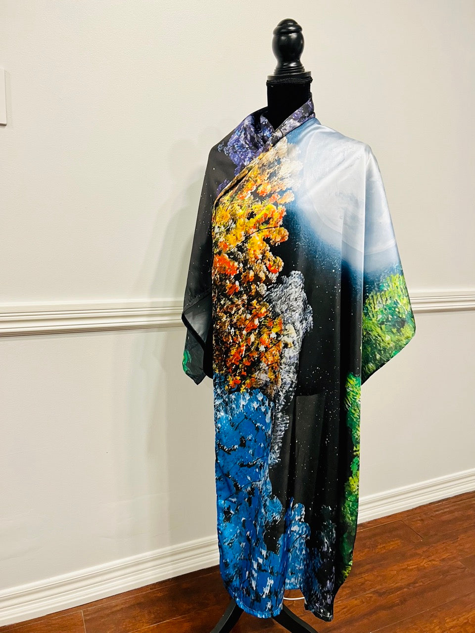 Spring Night - Art Silk Scarf