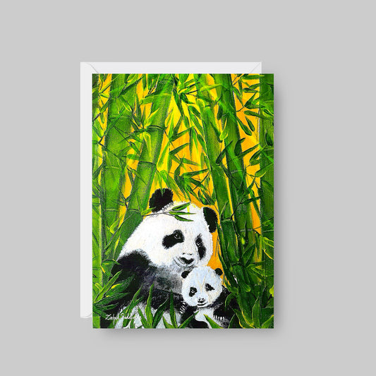 GREETING CARD Printed from Original Acrylic Painting "Forever Sheltered"  Blank Inside,5"X7"