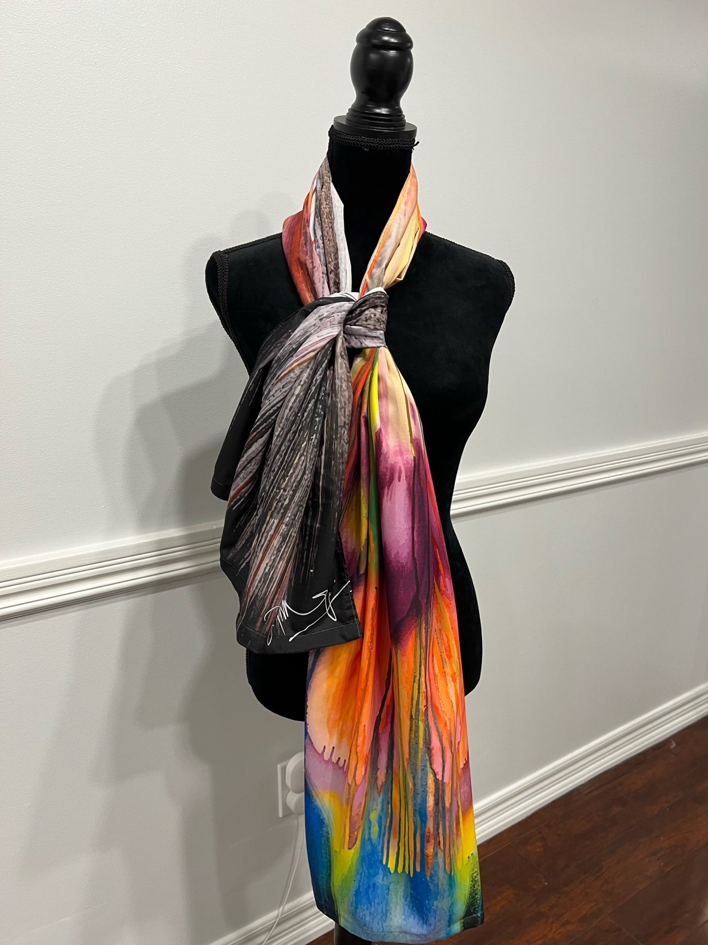 Harmony of Hope - Art Silk Scarf