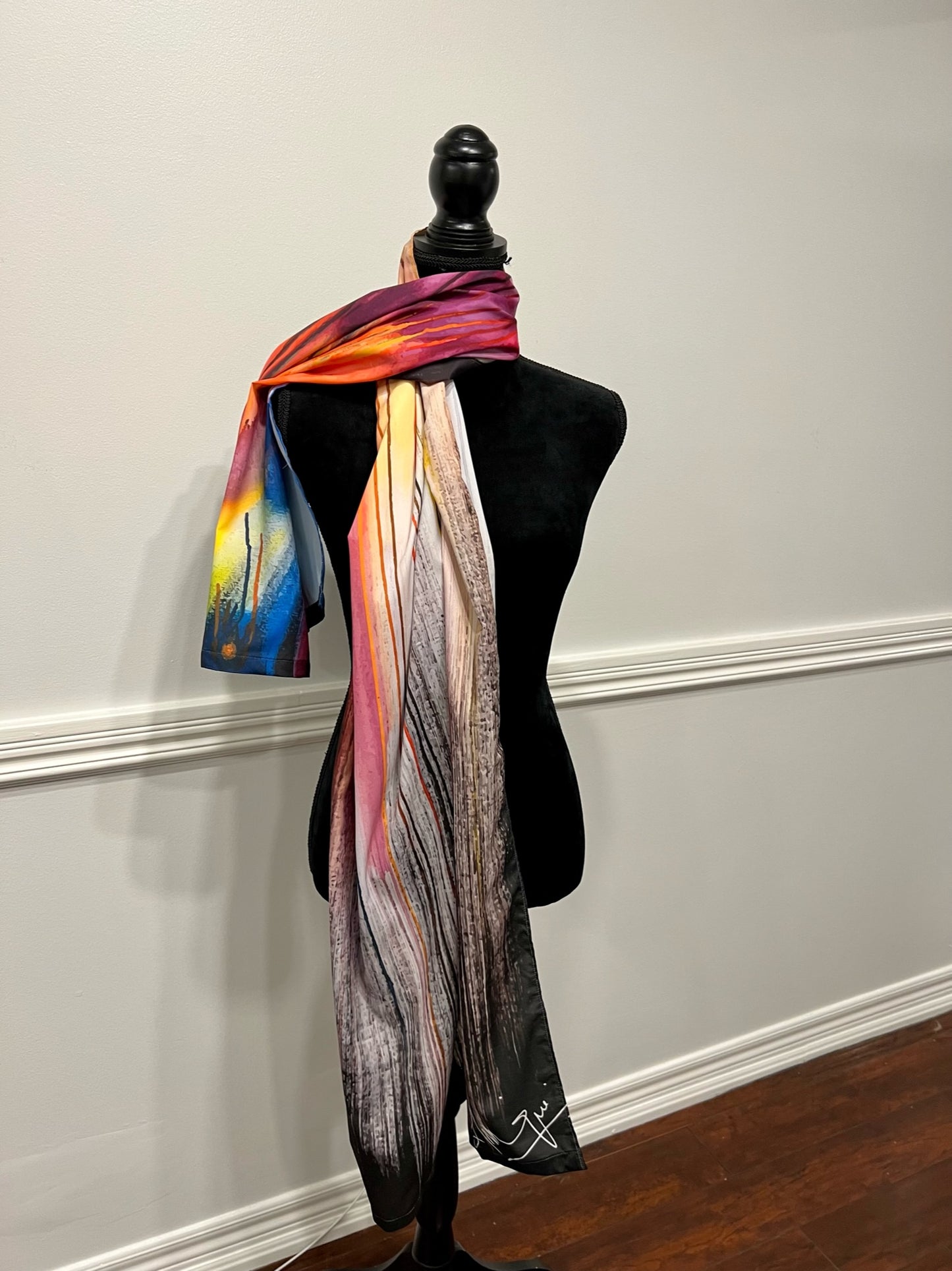Harmony of Hope - Art Silk Scarf
