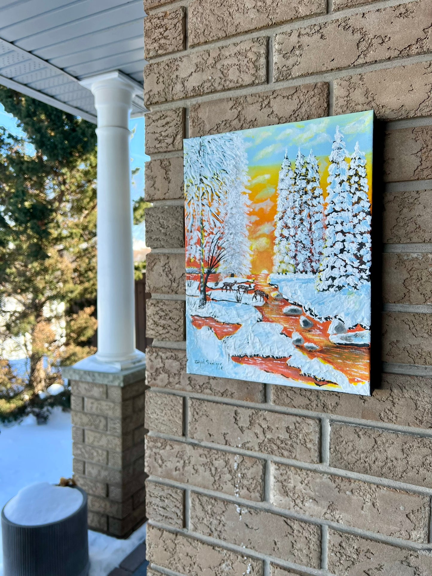 “Quiet Crossing” –16"x12" Gallery Wrapped Stretched Canvas