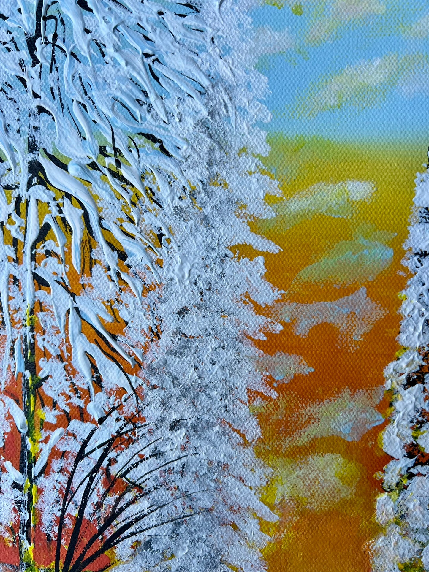 “Quiet Crossing” –16"x12" Gallery Wrapped Stretched Canvas