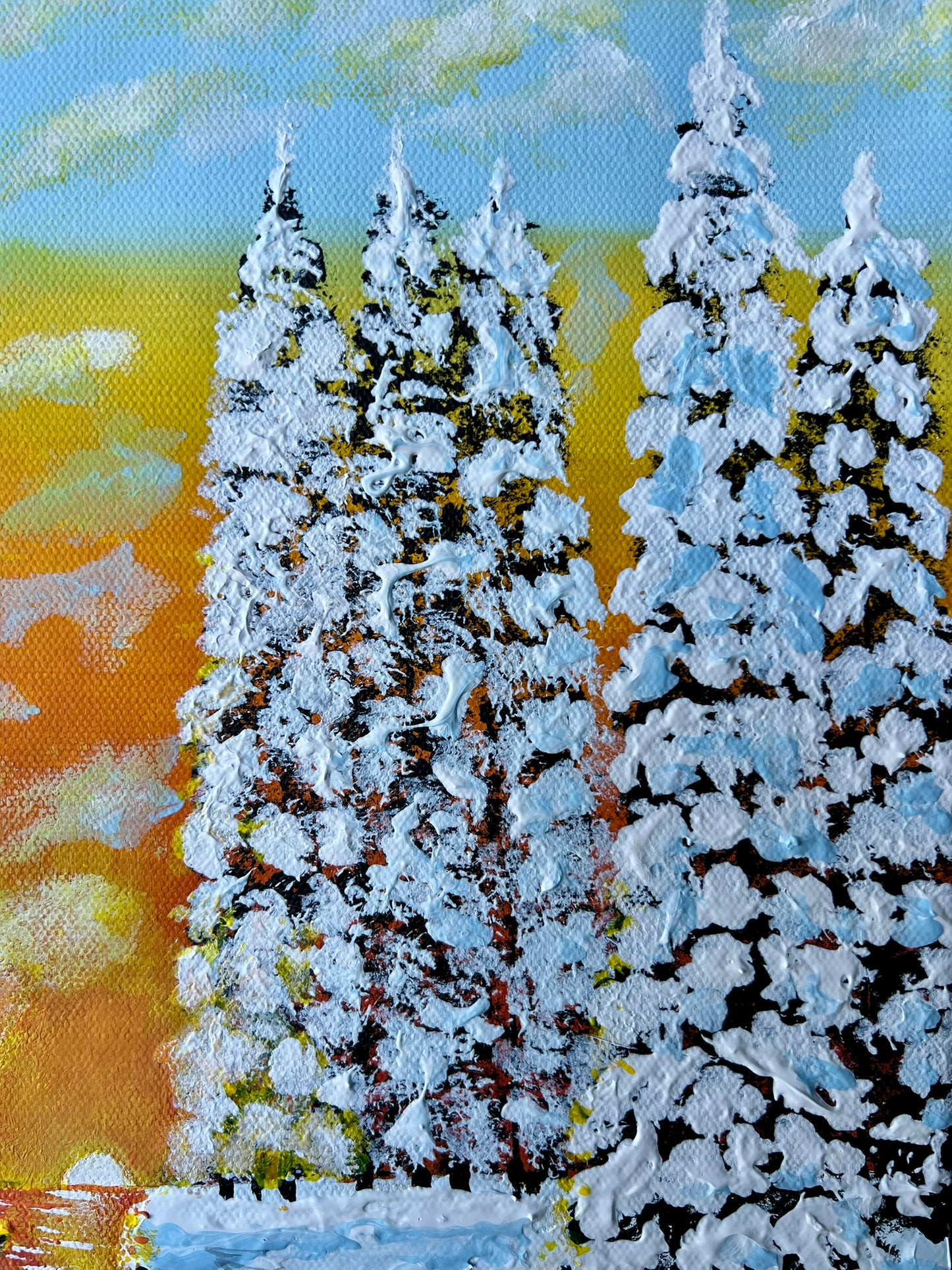 “Quiet Crossing” –16"x12" Gallery Wrapped Stretched Canvas