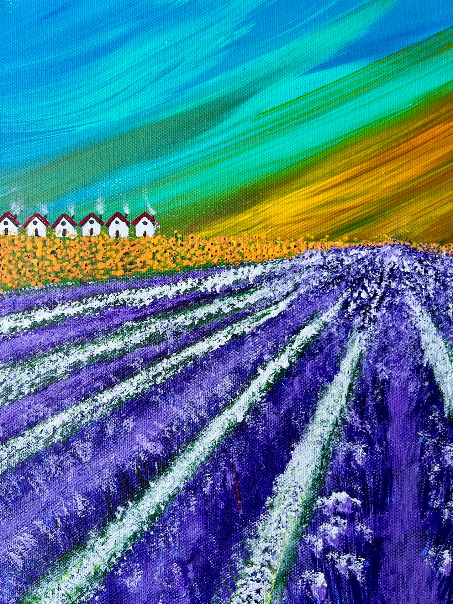 Levander Dreams –12"x16" Gallery Wrapped Stretched Canvas