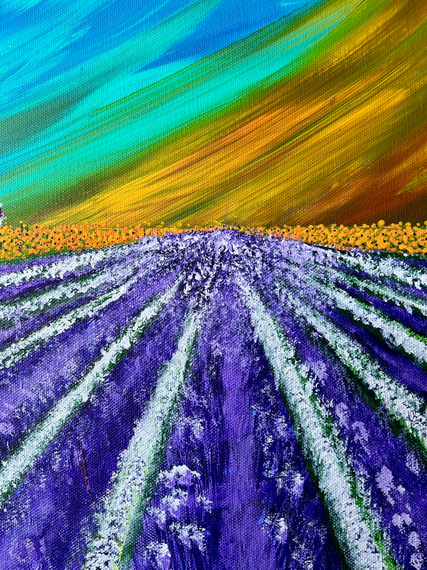 Levander Dreams –12"x16" Gallery Wrapped Stretched Canvas