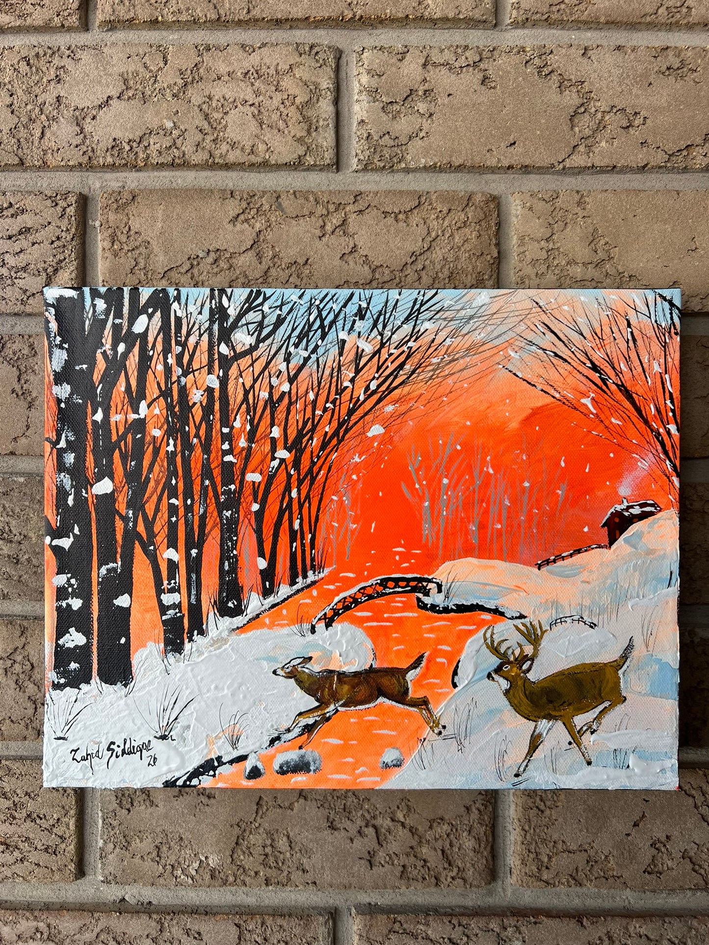 Follow Me  – 11"x14" Gallery Wrapped Stretched Canvas