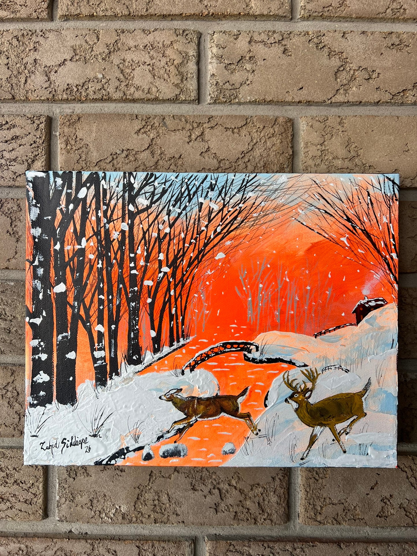 Follow Me  – 11"x14" Gallery Wrapped Stretched Canvas