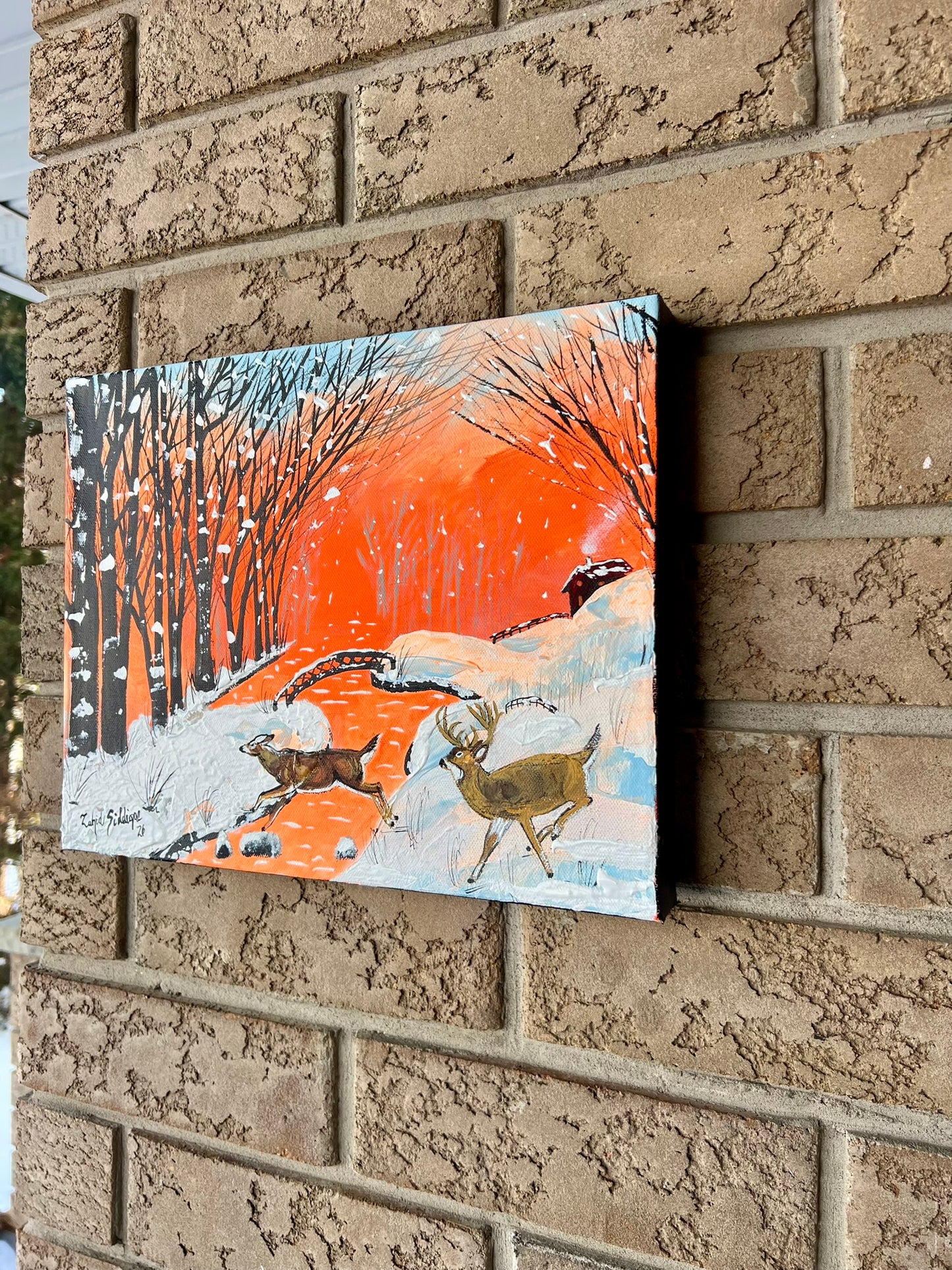 Follow Me  – 11"x14" Gallery Wrapped Stretched Canvas