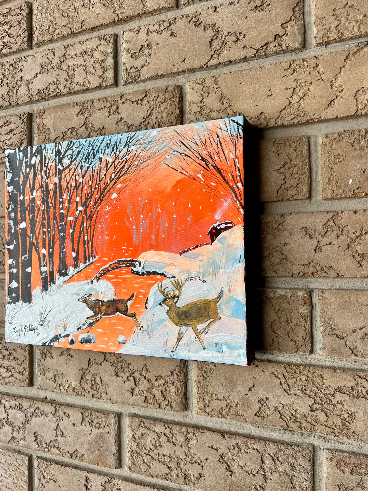 Follow Me  – 11"x14" Gallery Wrapped Stretched Canvas