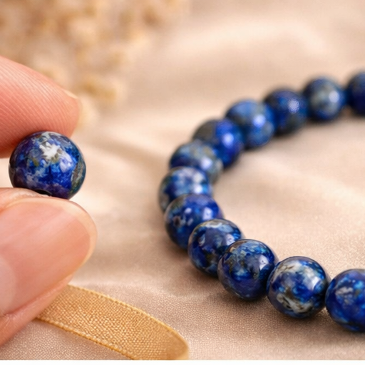 Lapis Lazuli Bracelet (Phoenix Design) – Natural Gemstone Bracelet | Zed Symbolic Collection