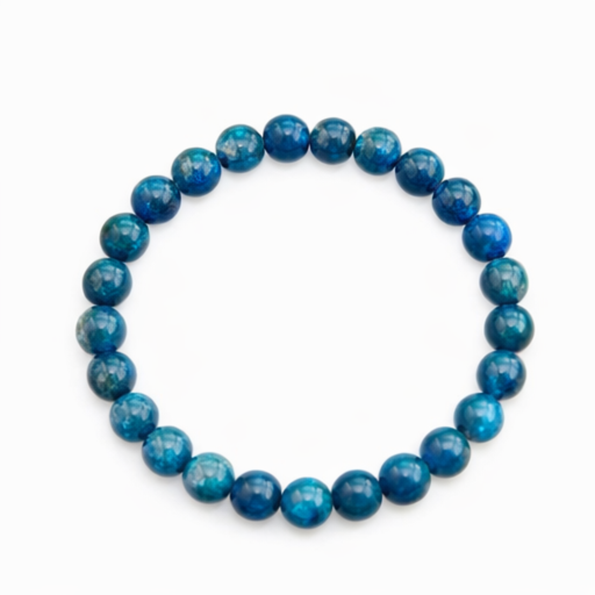 Blue Apatite Bracelet – Natural Gemstone Bracelet | Zed Symbolic Collection