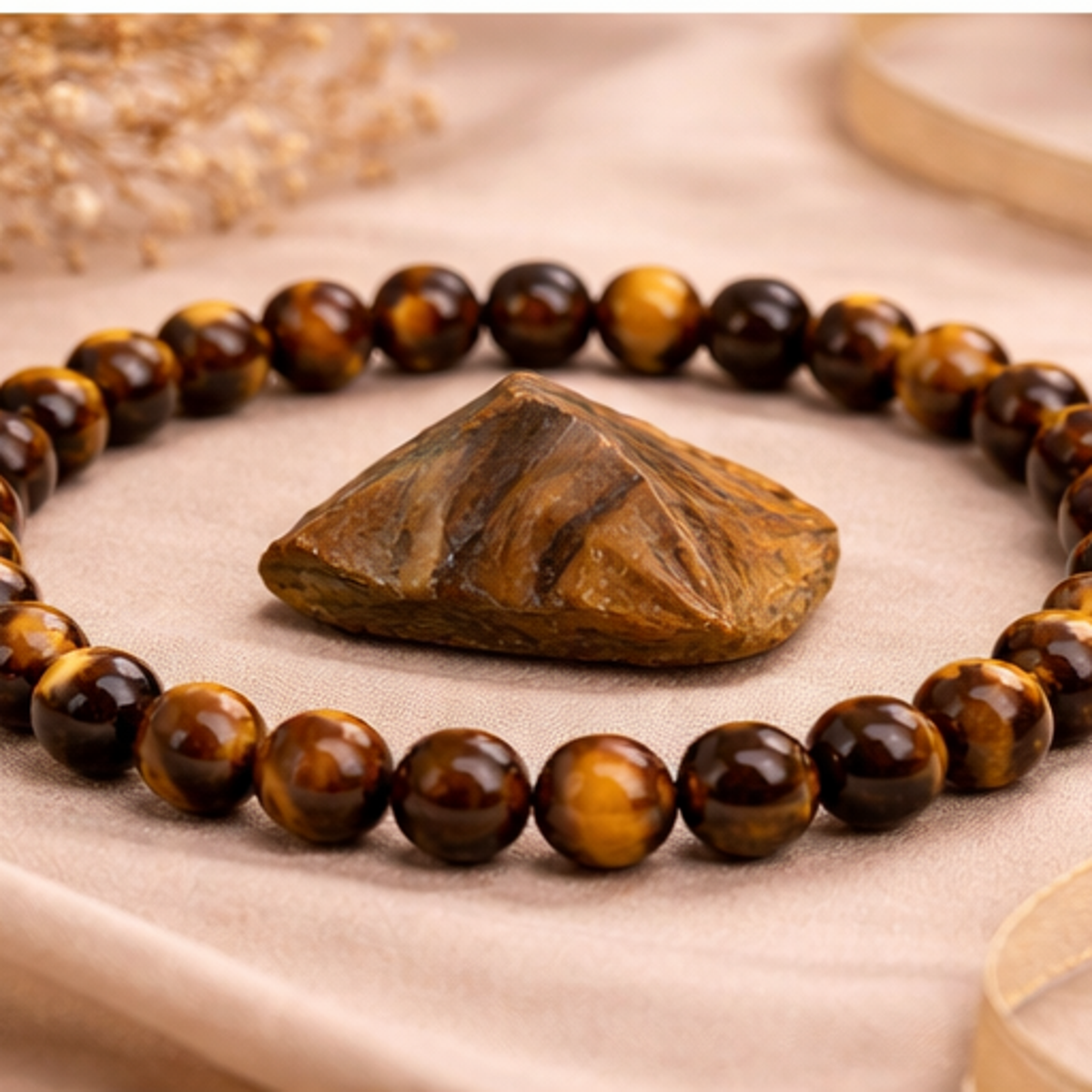 Tiger Eye Bracelet – Natural Gemstone Bracelet | Zed Symbolic Collection