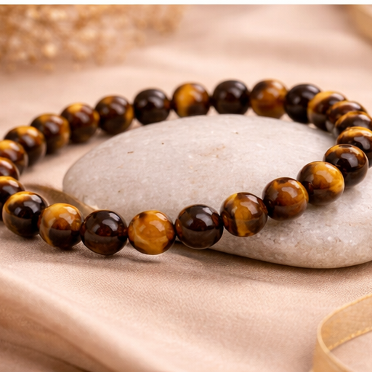 Tiger Eye Bracelet – Natural Gemstone Bracelet | Zed Symbolic Collection