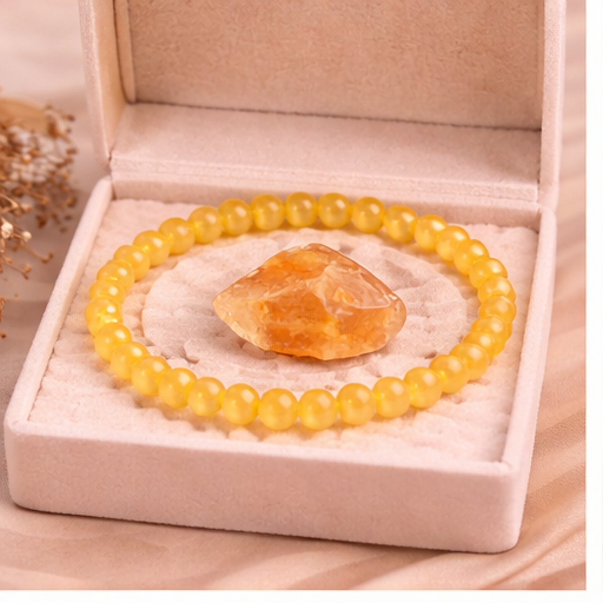 Citrine Bracelet – Natural Gemstone Bracelet | Zed Symbolic Collection