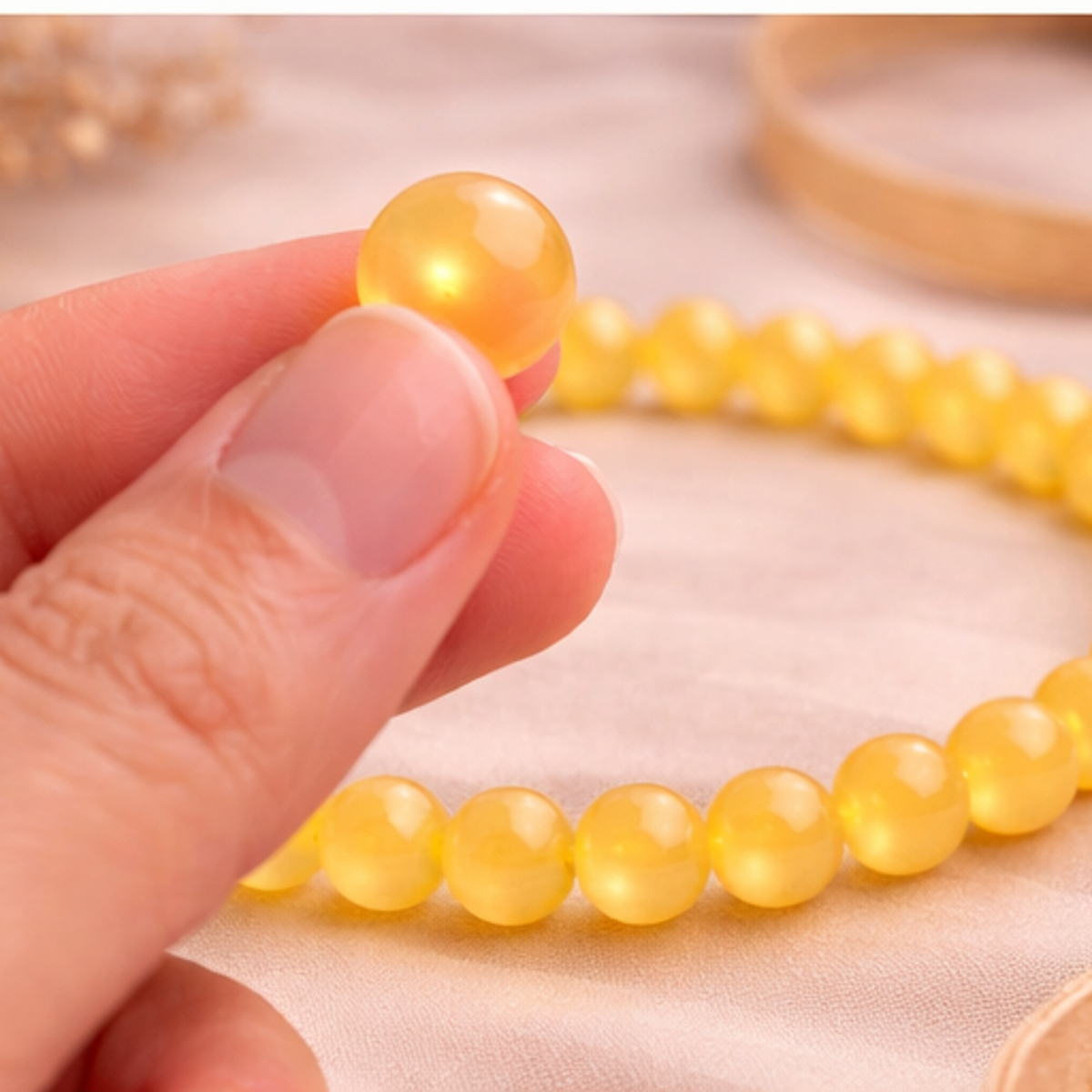 Citrine Bracelet – Natural Gemstone Bracelet | Zed Symbolic Collection