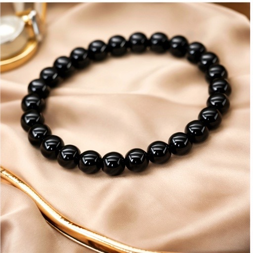 Black Onyx Bracelet – Natural Gemstone Bracelet | Zed Symbolic Collection