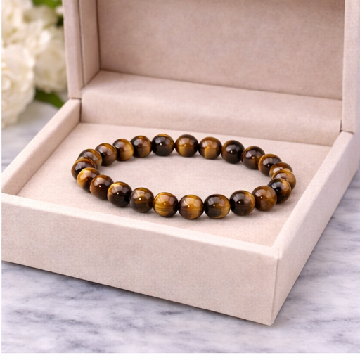 Tiger Eye Bracelet – Natural Gemstone Bracelet | Zed Symbolic Collection