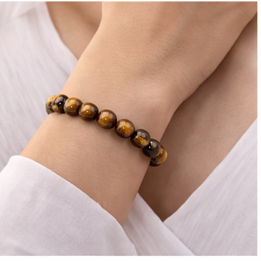 Tiger Eye Bracelet – Natural Gemstone Bracelet | Zed Symbolic Collection