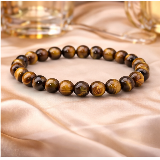 Tiger Eye Bracelet – Natural Gemstone Bracelet | Zed Symbolic Collection