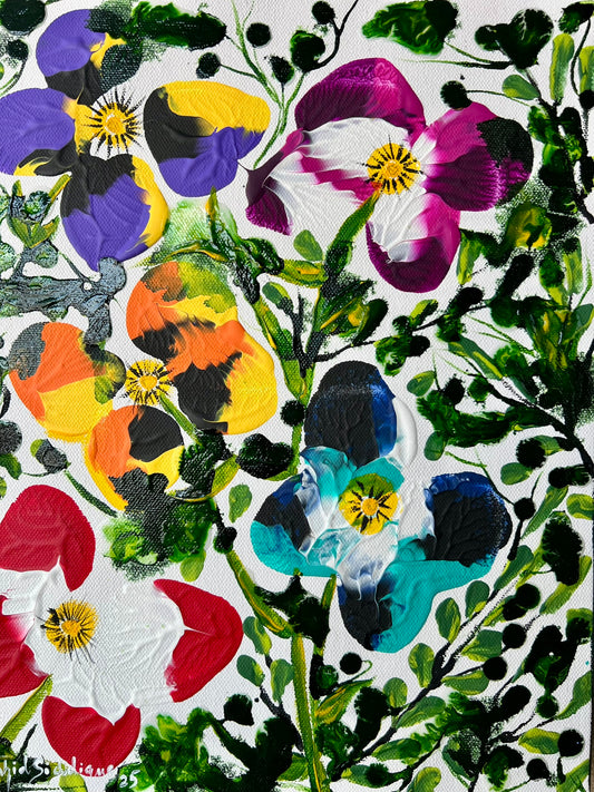 Garden of Smiles  – 11"x14" Gallery Wrapped Stretched Canvas