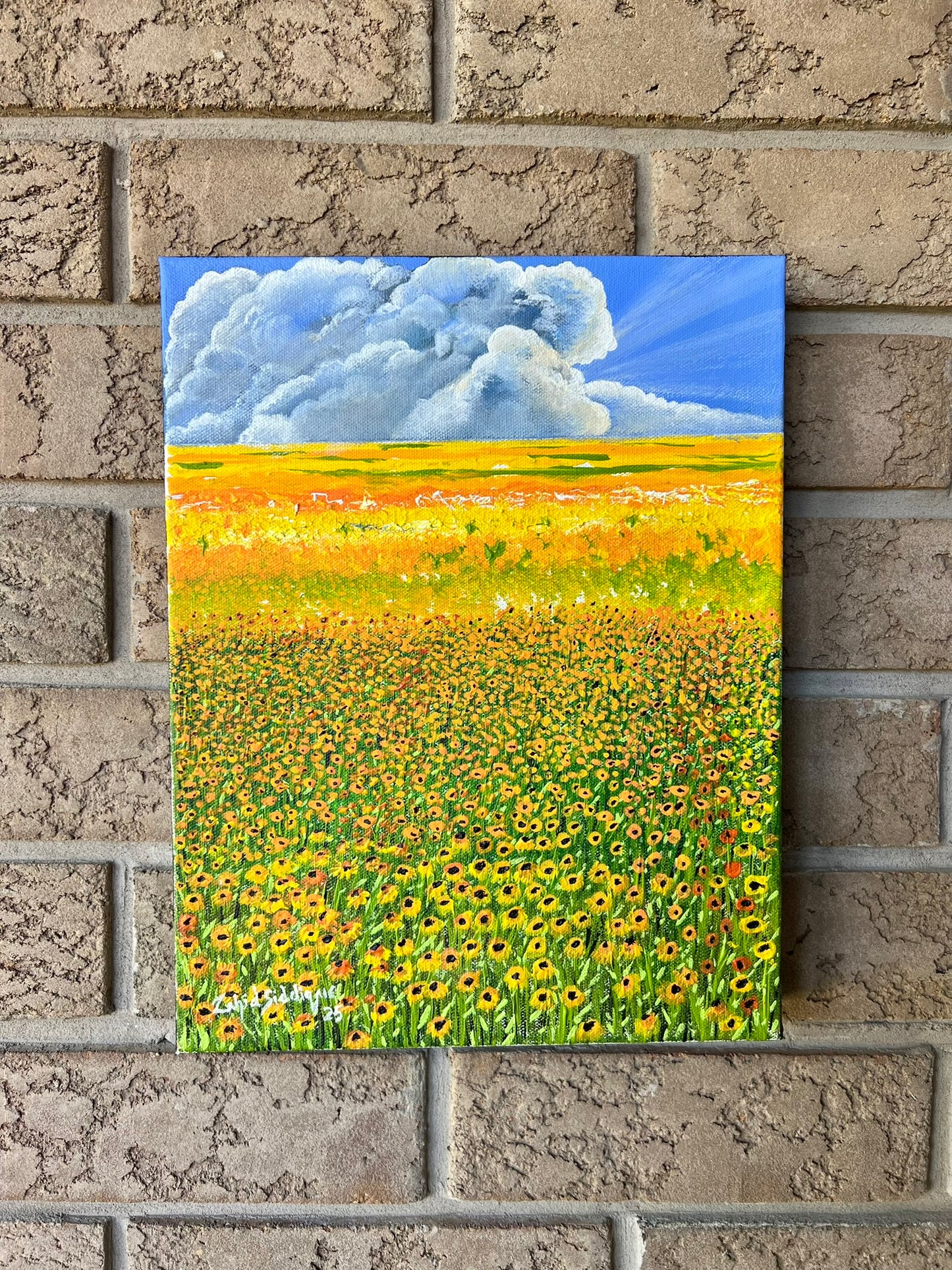 Radiance Eternal –  14"x11" Gallery Wrapped Stretched Canvas