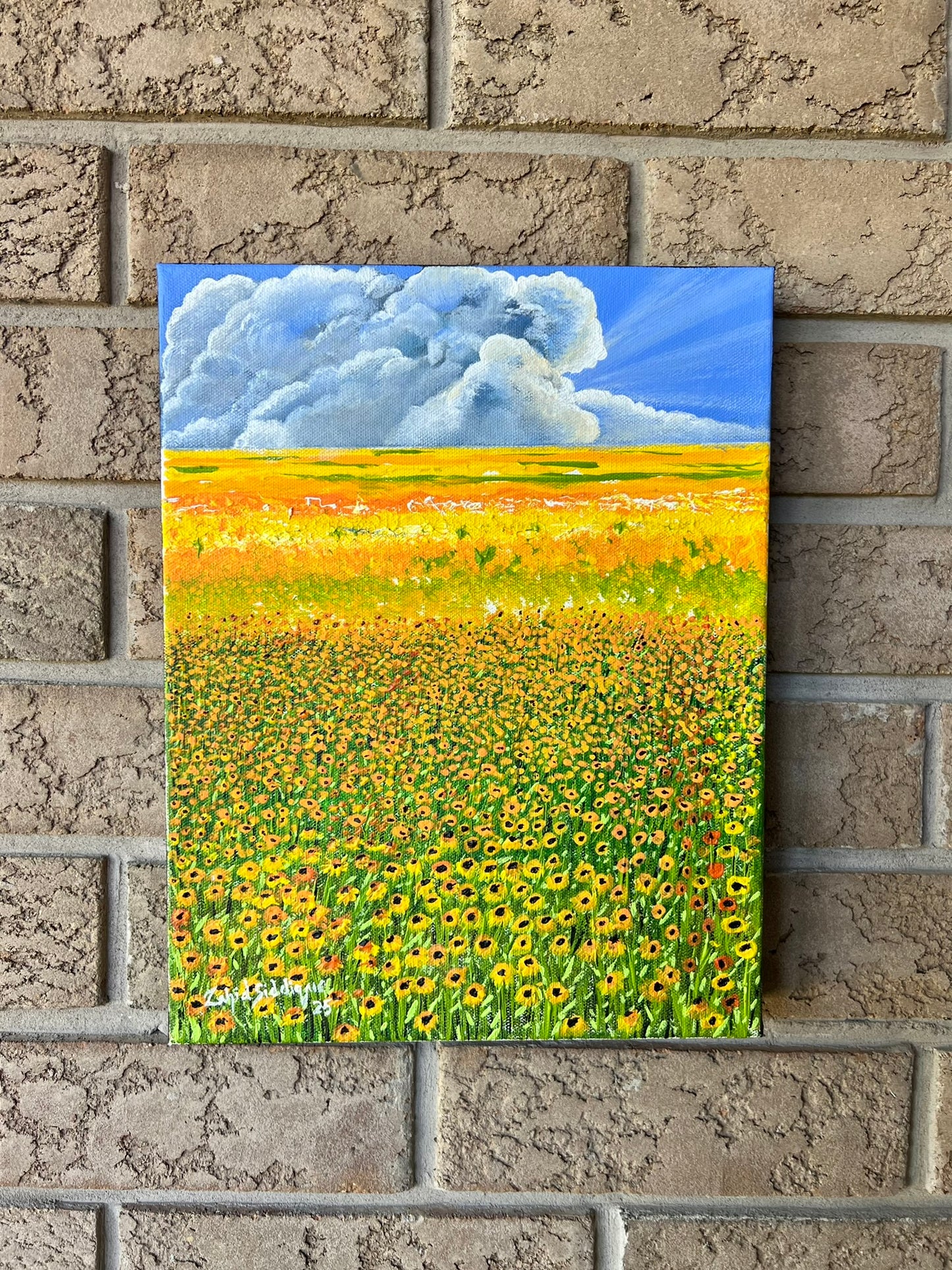 Radiance Eternal –  14"x11" Gallery Wrapped Stretched Canvas