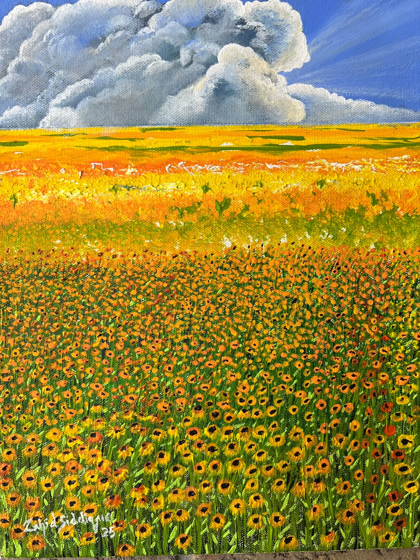 Radiance Eternal –  14"x11" Gallery Wrapped Stretched Canvas