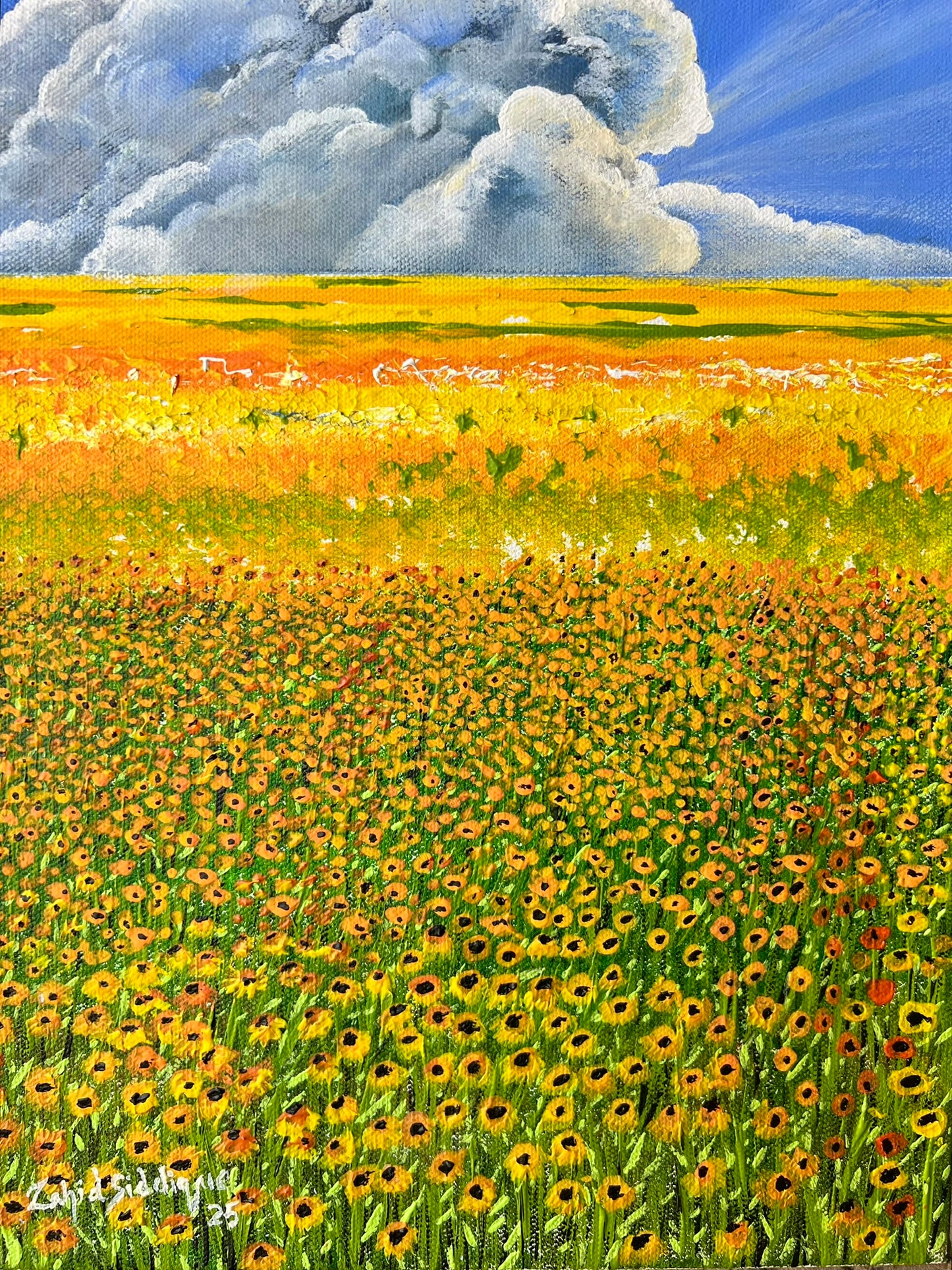 Radiance Eternal –  14"x11" Gallery Wrapped Stretched Canvas