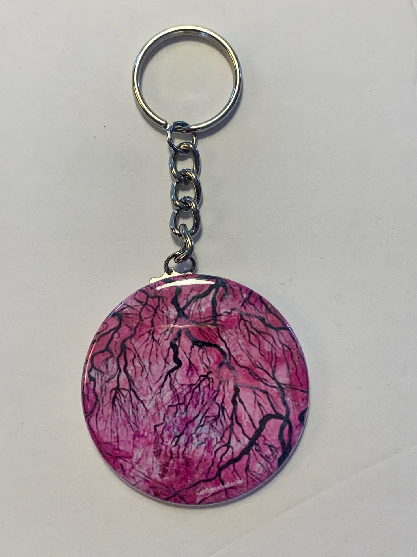 Morning with Cherry Blossoms - 2" Keychain