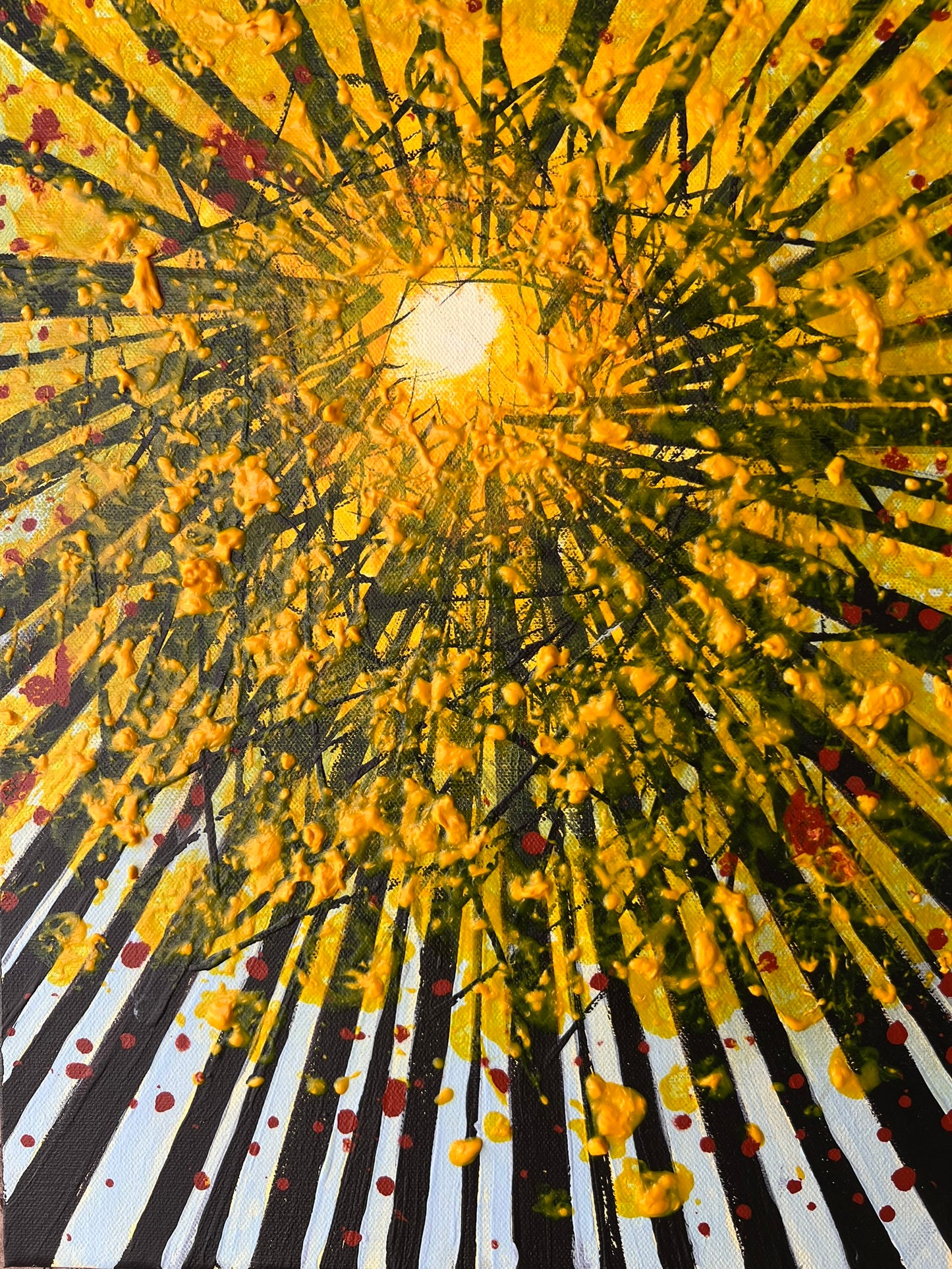 “Looking Up” –12"x16" Gallery Wrapped Stretched Canvas