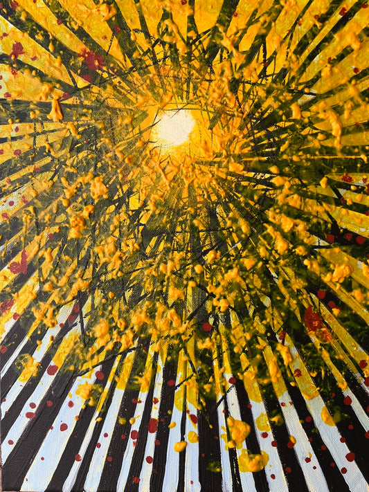 “Looking Up” –12"x16" Gallery Wrapped Stretched Canvas