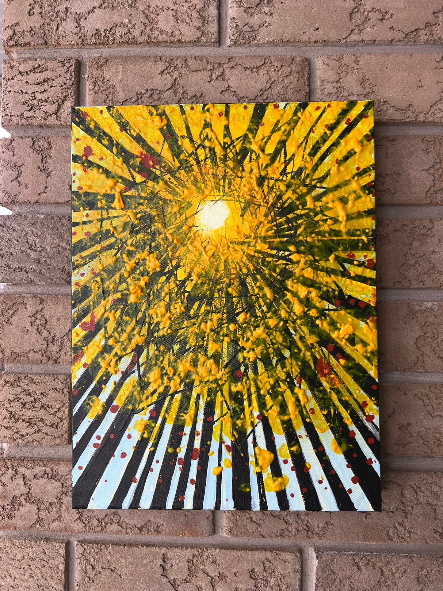 “Looking Up” –12"x16" Gallery Wrapped Stretched Canvas