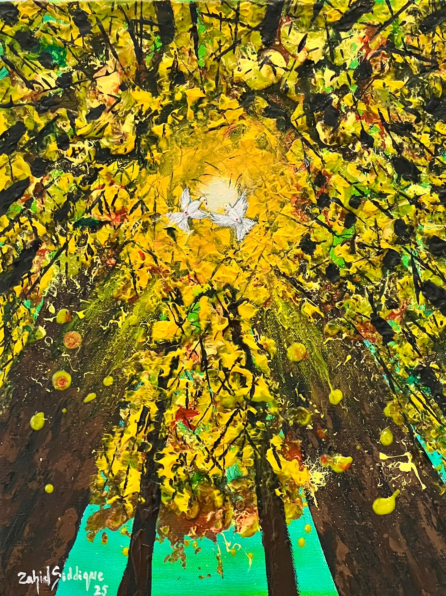 “Looking Up” –12"x16" Gallery Wrapped Stretched Canvas