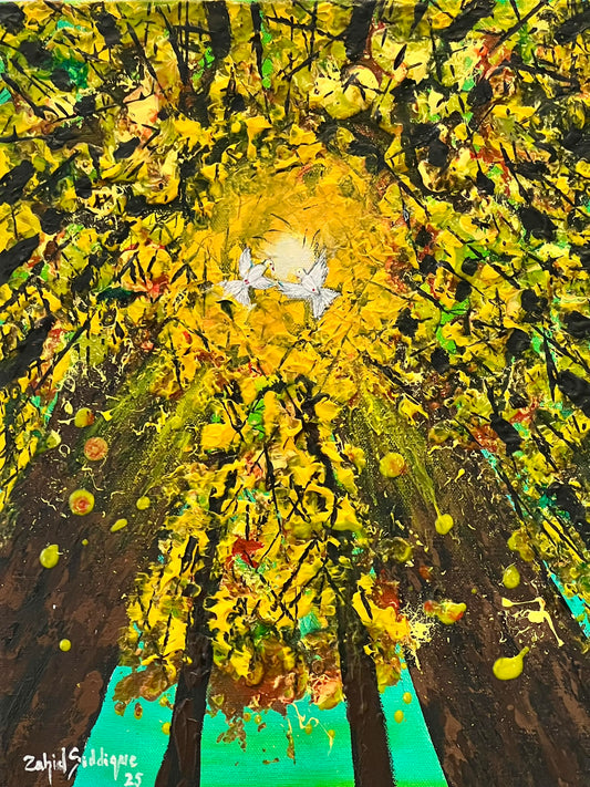 “Looking Up” –12"x16" Gallery Wrapped Stretched Canvas