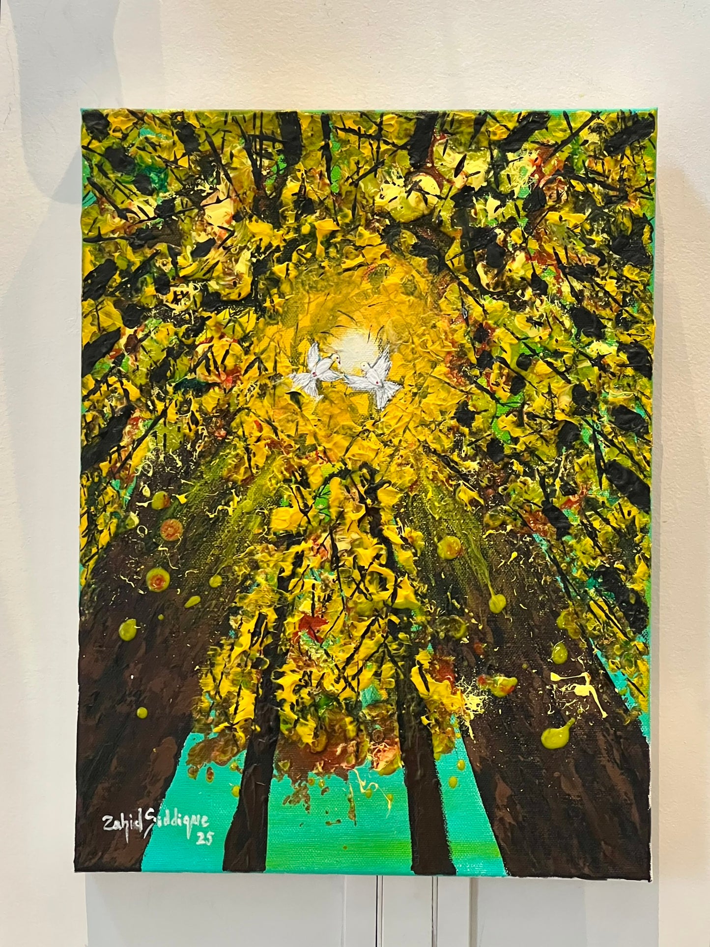 “Looking Up” –12"x16" Gallery Wrapped Stretched Canvas