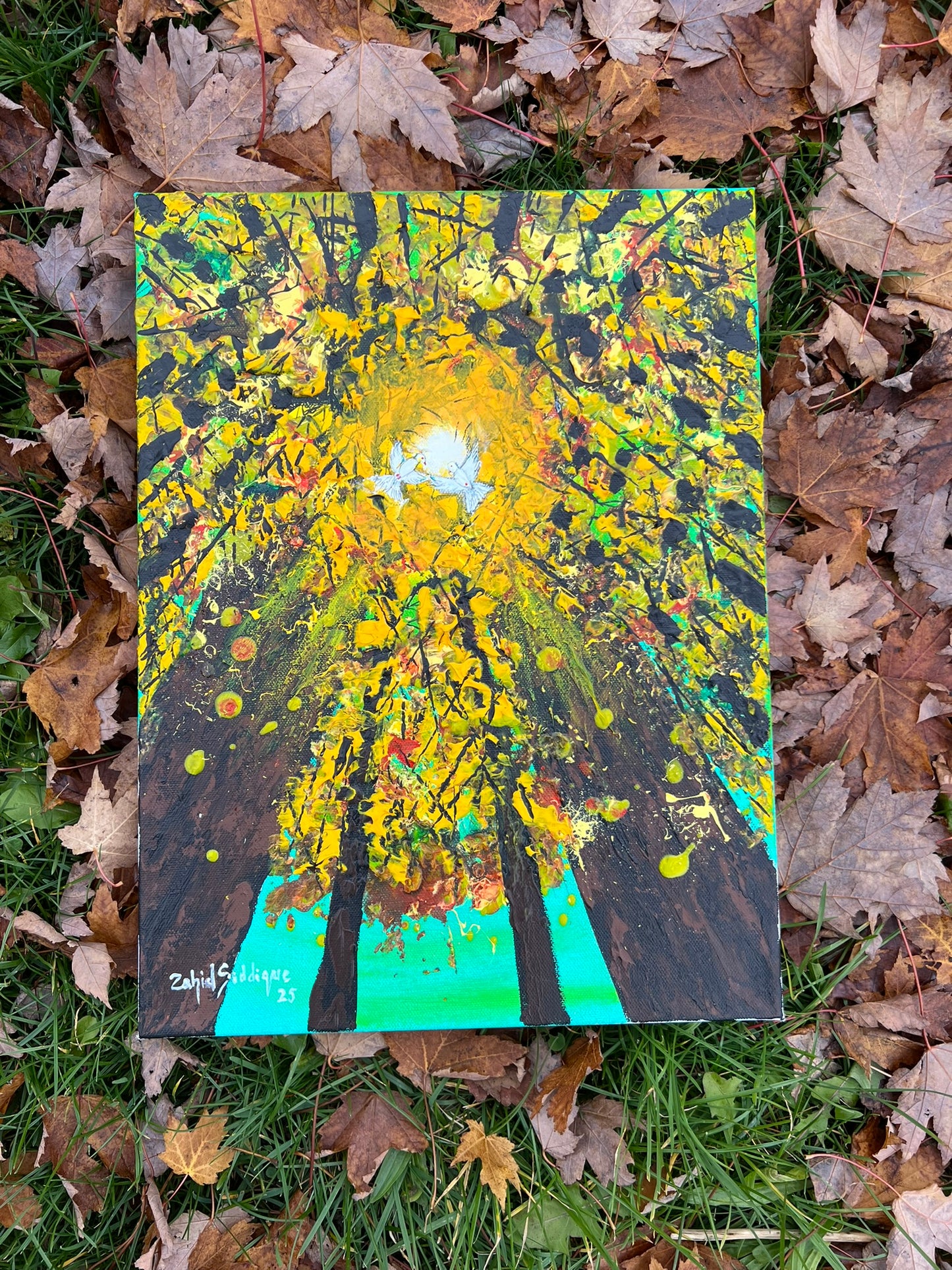 “Looking Up” –12"x16" Gallery Wrapped Stretched Canvas